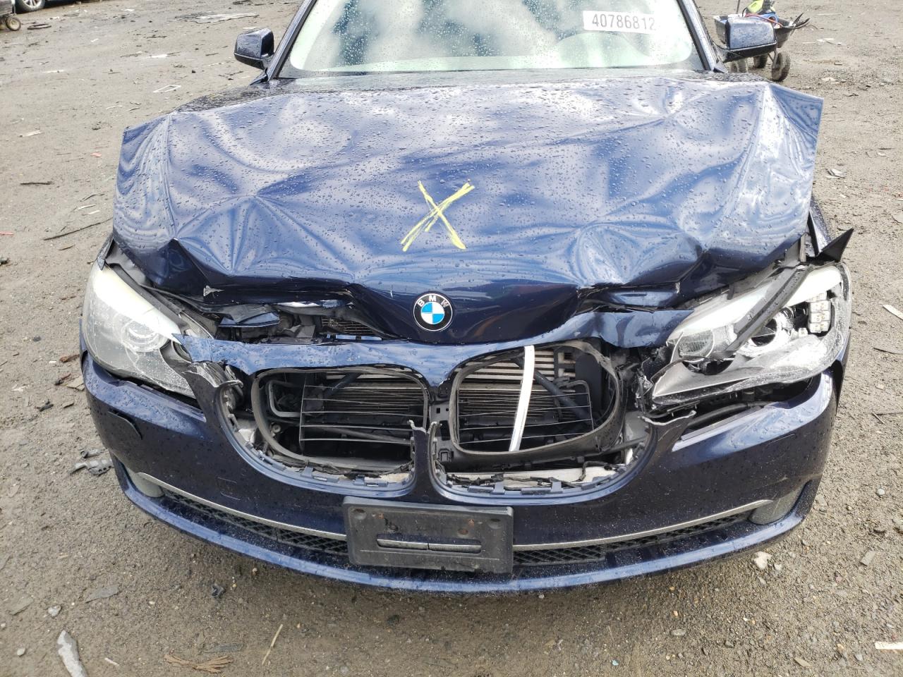 Photo 9 from auction – 2010 BMW 750 LI with VIN WBAKB8C52ACY64103