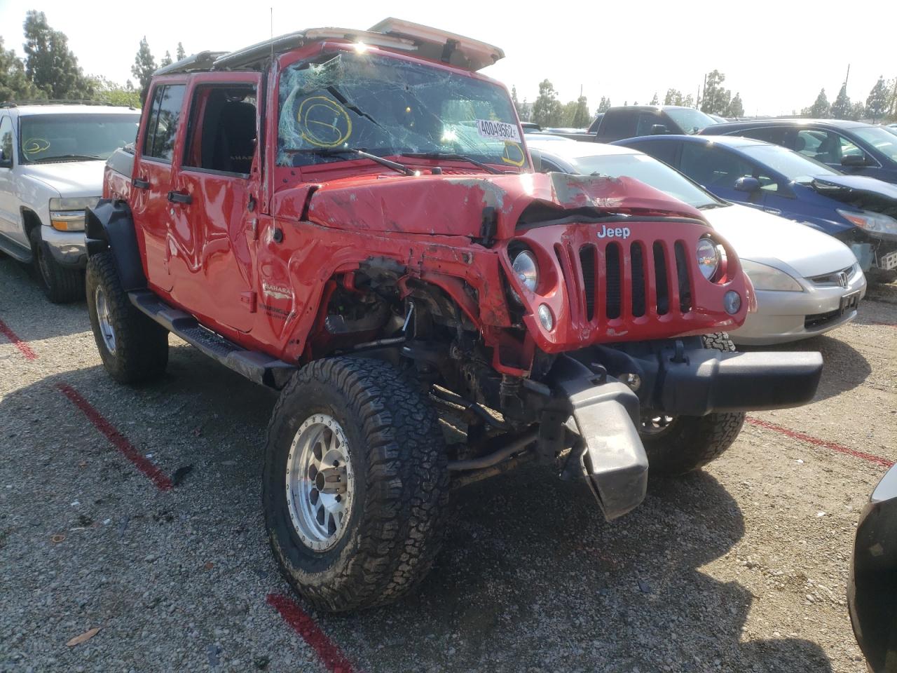 Photo 1 from auction – 2014 JEEP WRANGLER U with VIN 1C4BJWEGXEL115502
