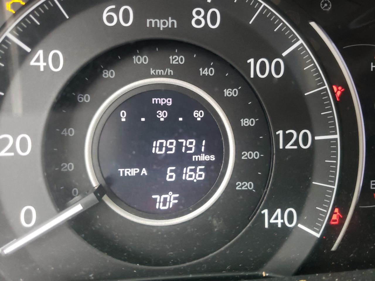 Photo 8 from auction – 2012 HONDA CR-V EXL with VIN 2HKRM3H77CH503045