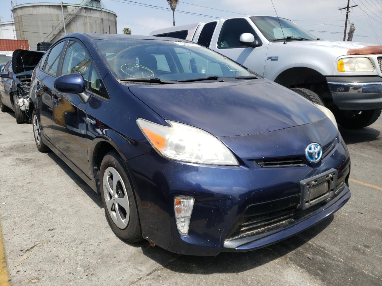 TOYOTA PRIUS 2013 with VIN JTDKN3DU6D0345676 - Photo from auction