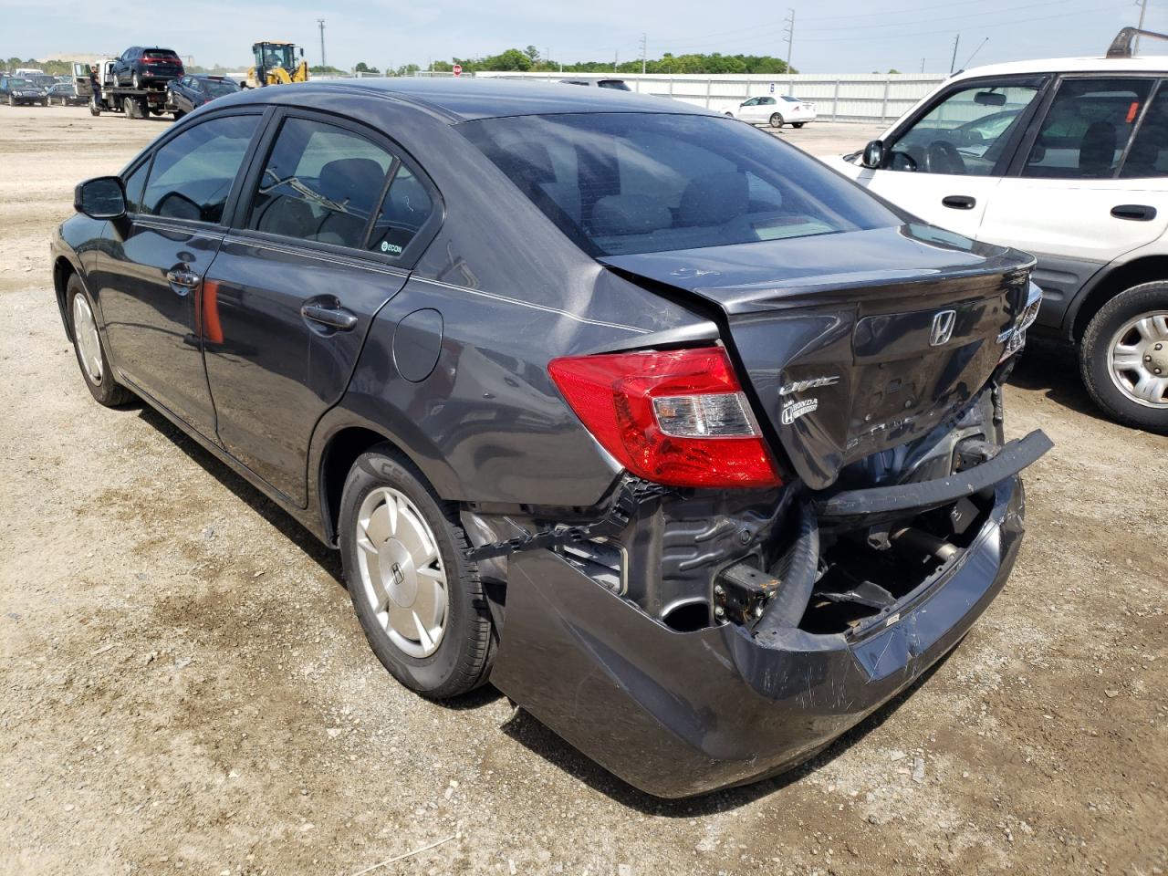 Photo 3 from auction – 2012 HONDA CIVIC HF with VIN 2HGFB2F64CH329135