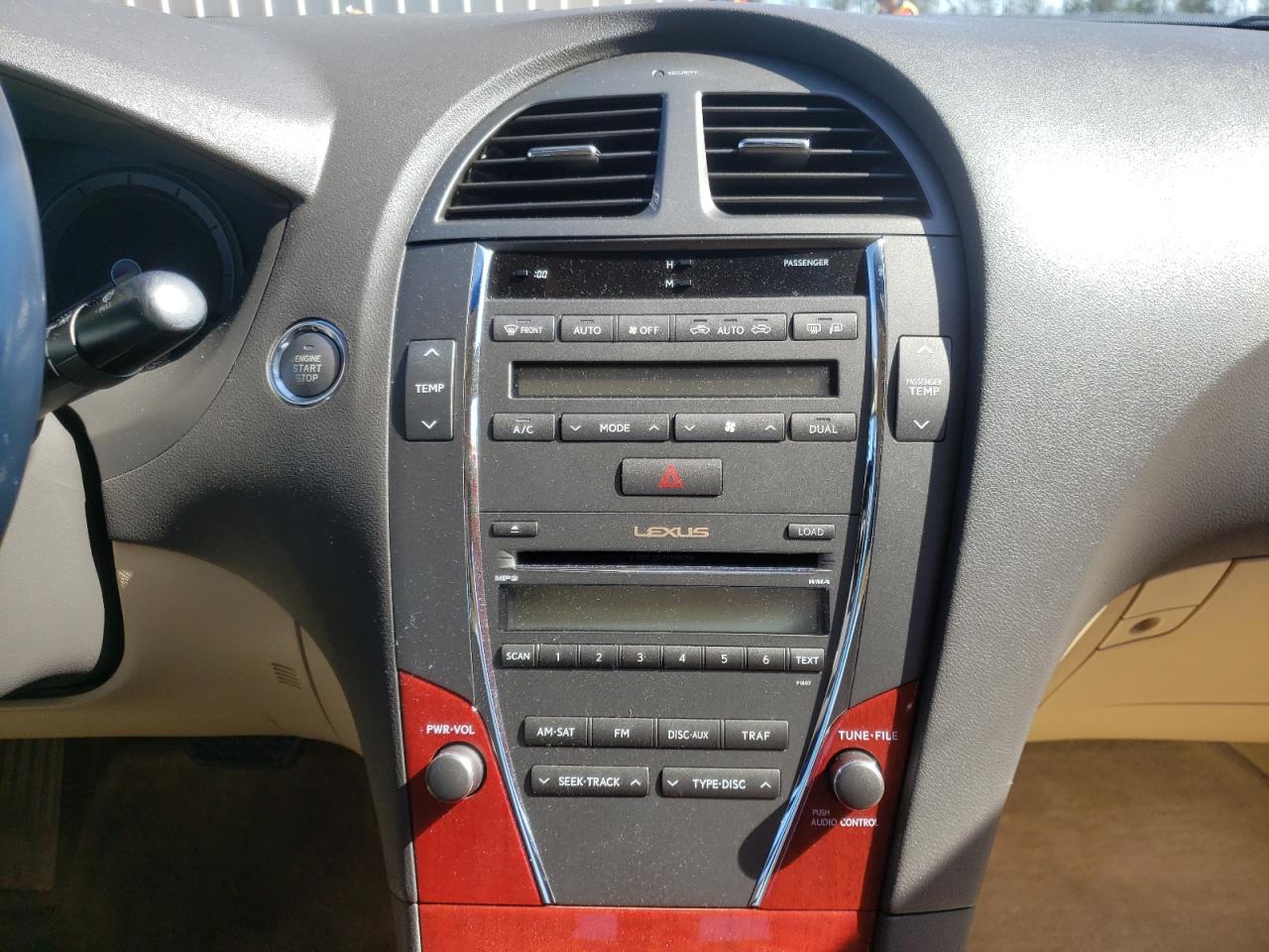 Photo 9 from auction – 2008 LEXUS ES 350 with VIN JTHBJ46G982209494