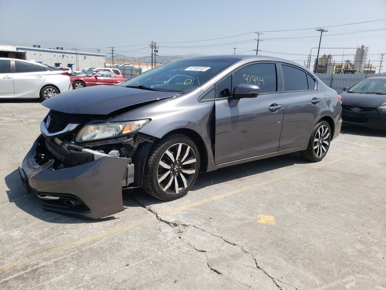 Photo 2 from auction – 2014 HONDA CIVIC EXL with VIN 19XFB2F95EE210081