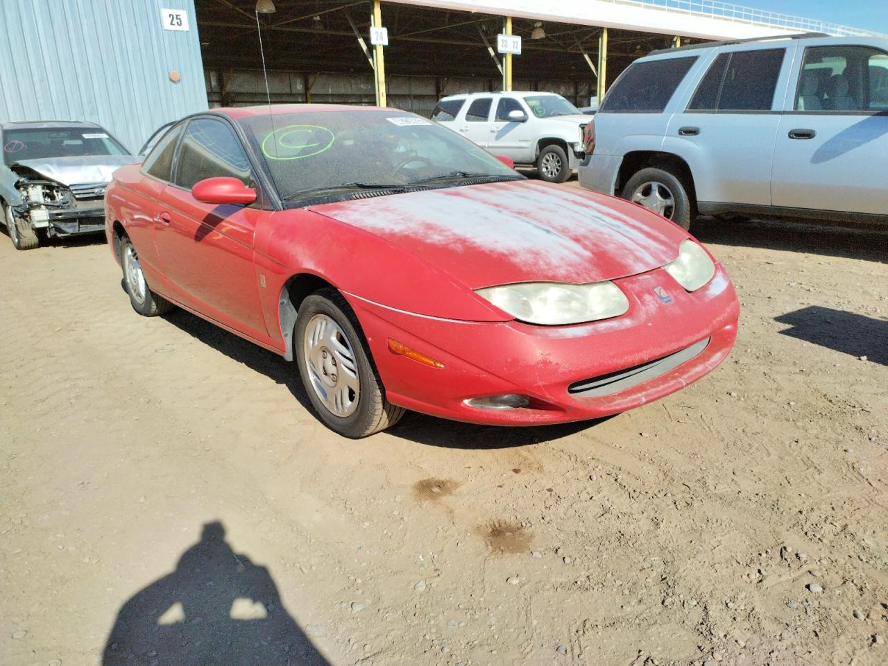 SATURN SC2 2001 with VIN 1G8ZR12711Z118143 - Photo from auction