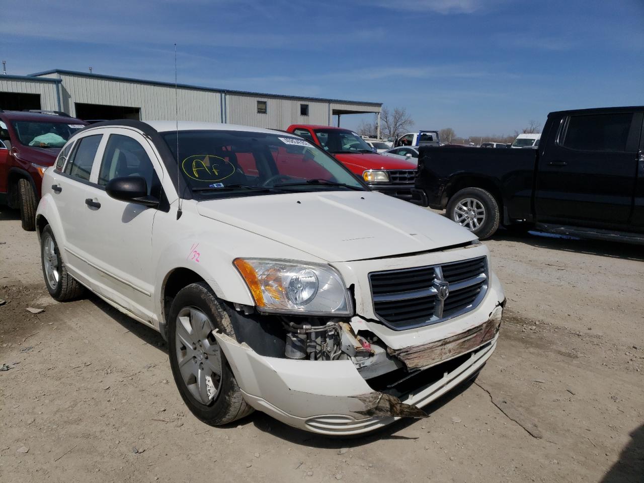 DODGE CALIBER SX 2007 with VIN 1B3HB48B27D408420 - Photo from auction