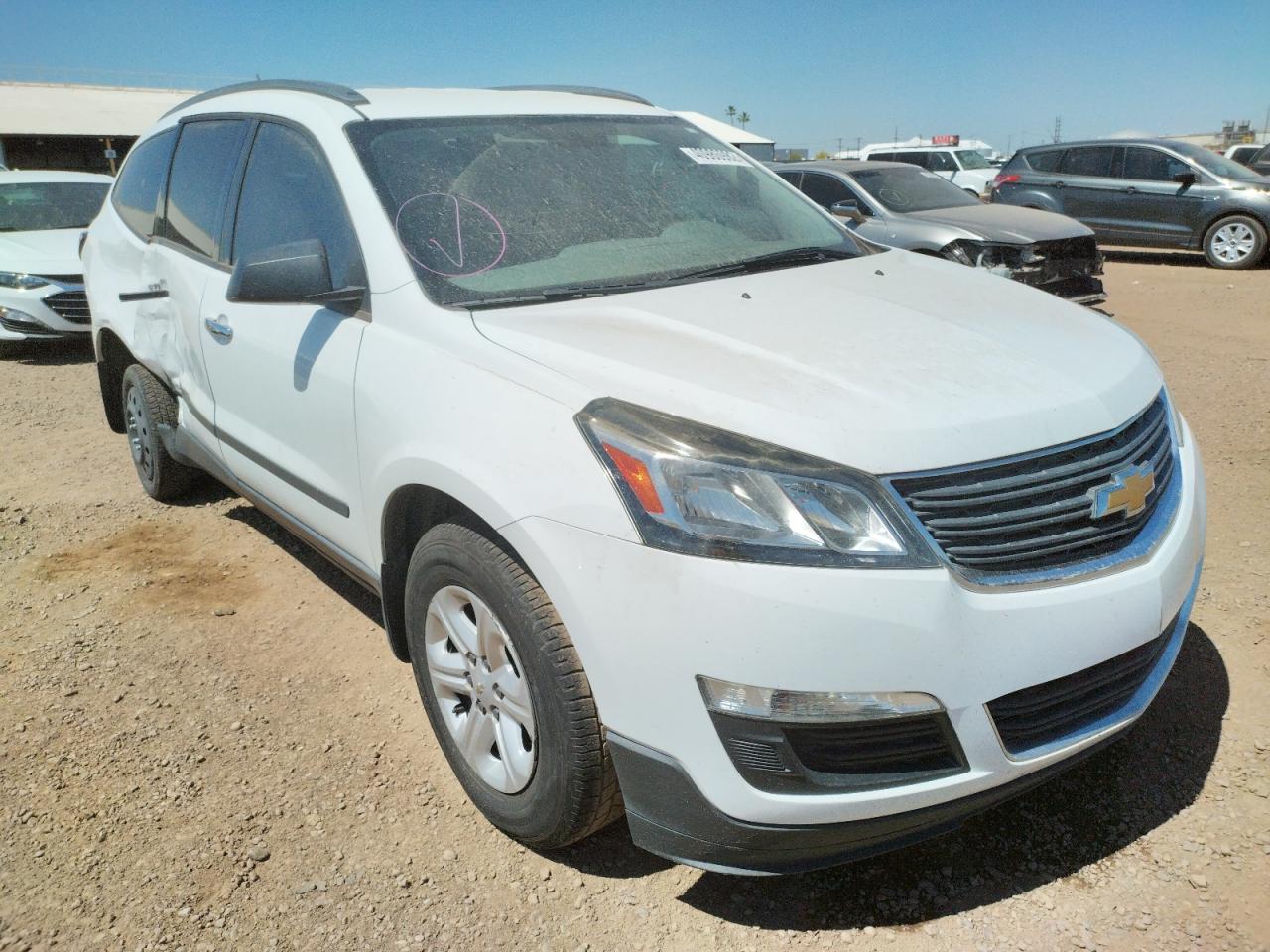 CHEVROLET TRAVERSE L 2016 with VIN 1GNKRFKD4GJ200568 - Photo from auction