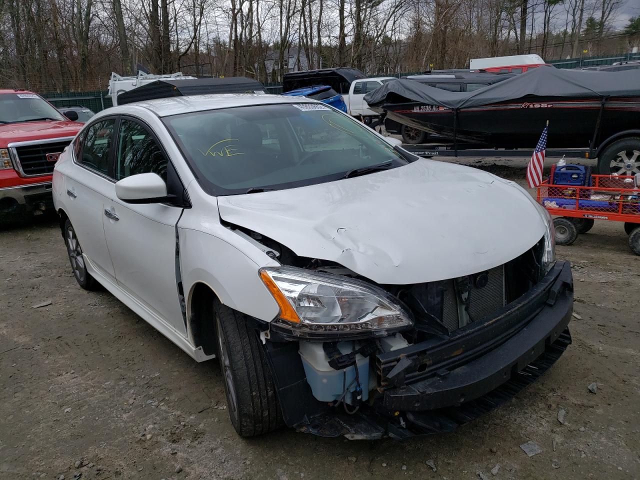 NISSAN SENTRA S 2014 with VIN 3N1AB7AP7EY283077 - Photo from auction