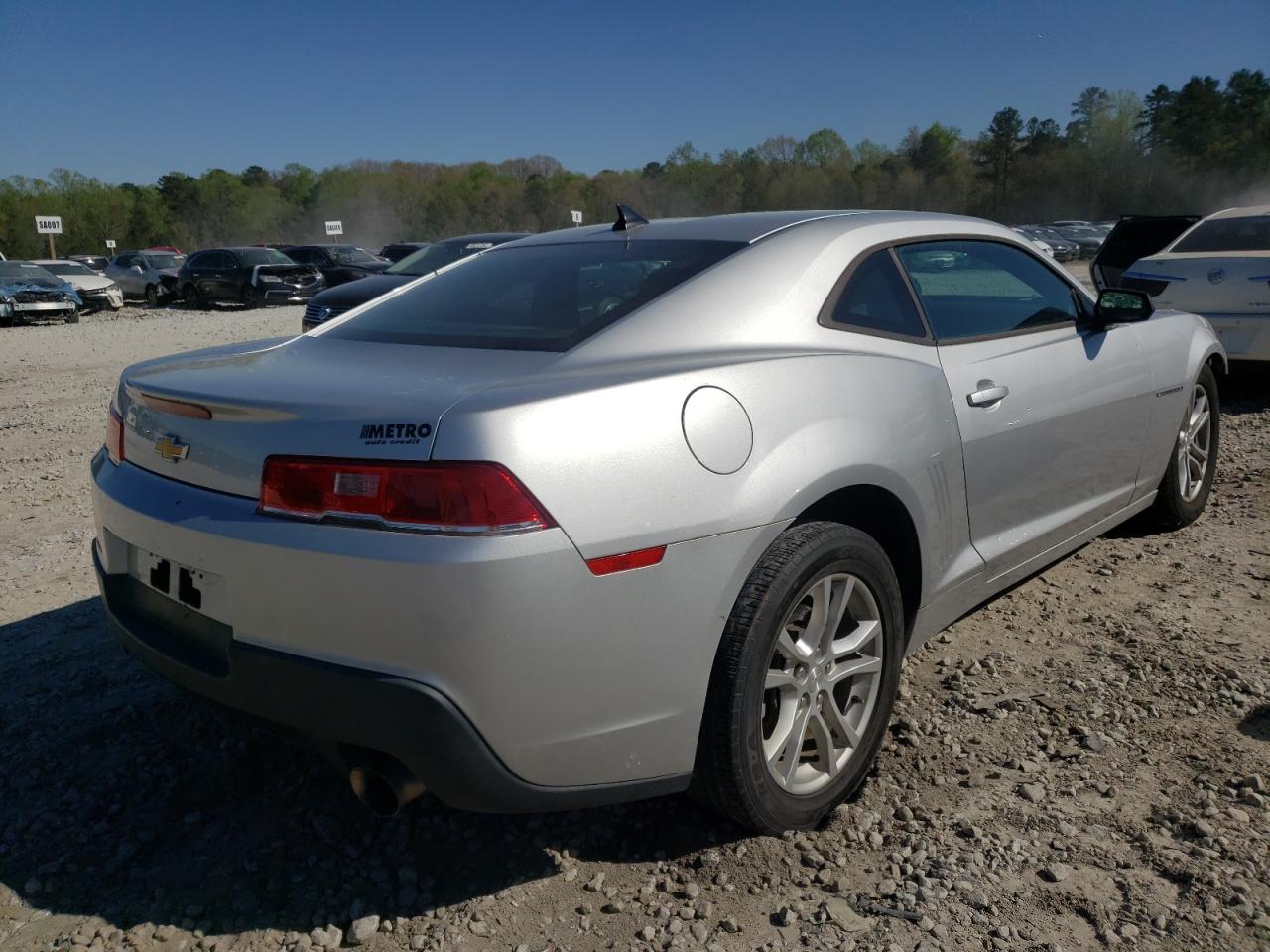 Photo 4 from auction – 2015 CHEVROLET CAMARO LS with VIN 2G1FB1E39F9303489