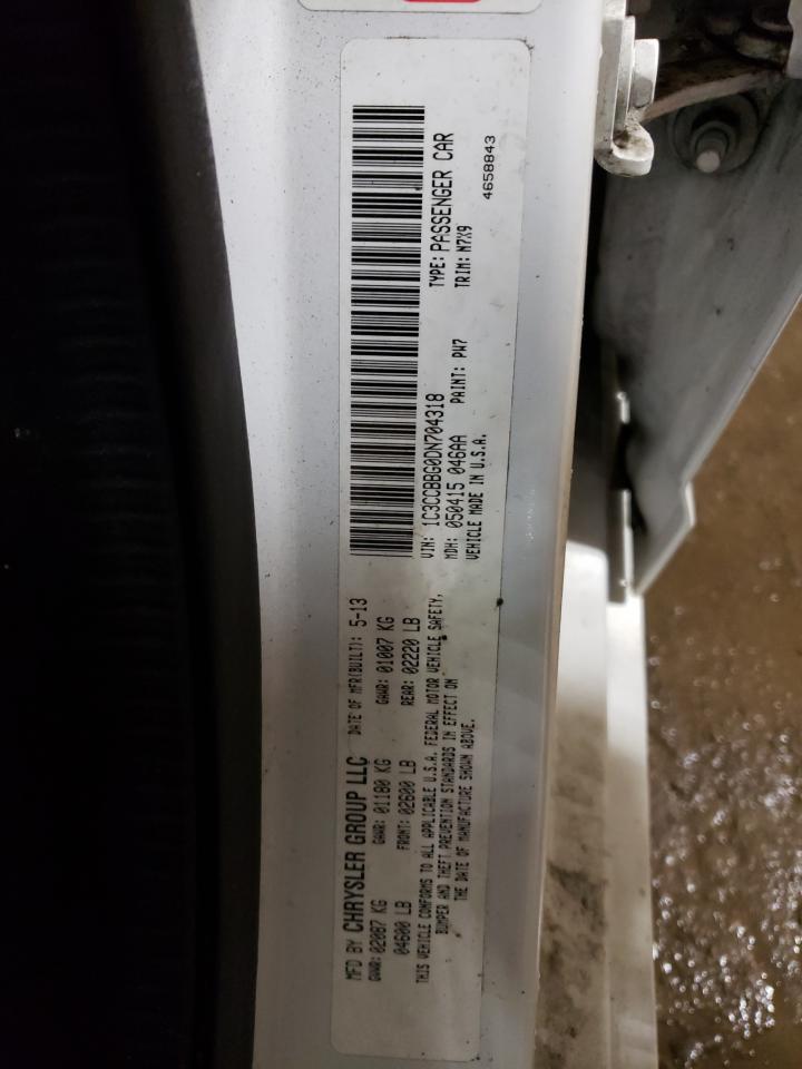 Photo 10 from auction – 2013 CHRYSLER 200 TOURIN with VIN 1C3CCBBG0DN704318