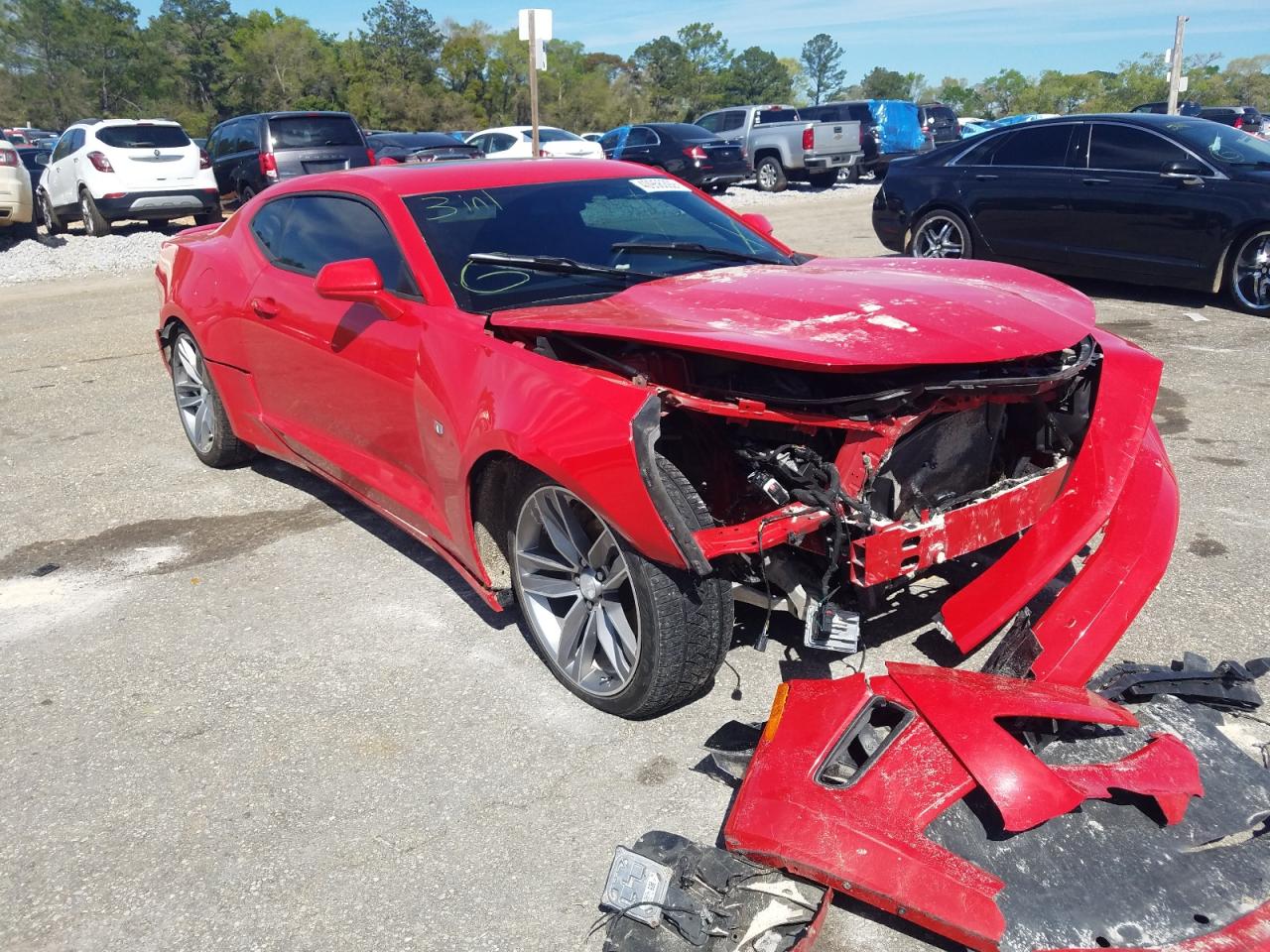 Photo 1 from auction – 2018 CHEVROLET CAMARO LT with VIN 1G1FB1RS3J0136342