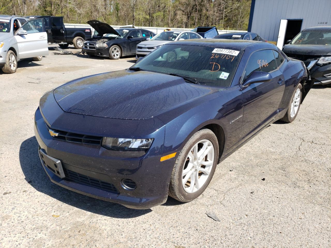 Photo 2 from auction – 2015 CHEVROLET CAMARO LS with VIN 2G1FB1E31F9267104