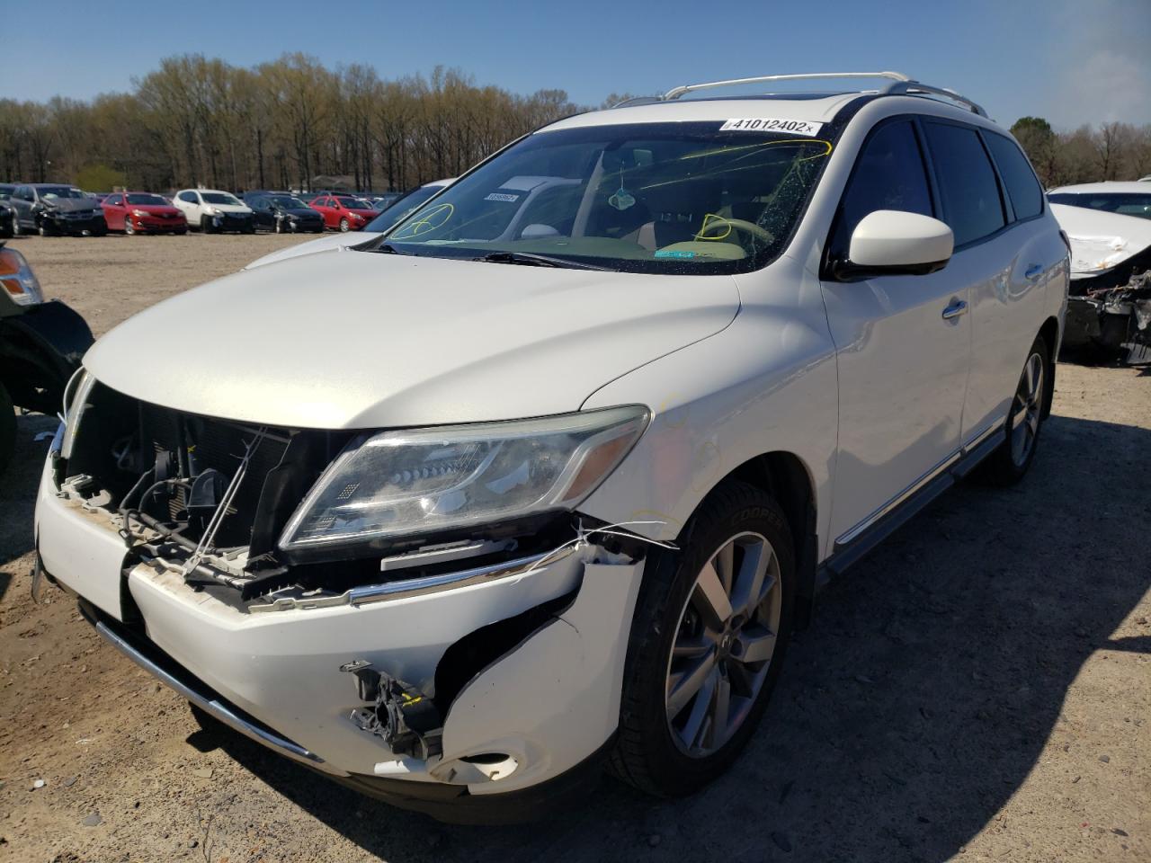 Photo 2 from auction – 2013 NISSAN PATHFINDER with VIN 5N1AR2MN1DC634560