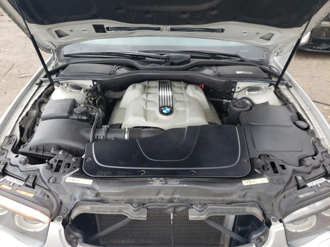 Photo 7 from auction – 2004 BMW 745 I with VIN WBAGL63494DP70345