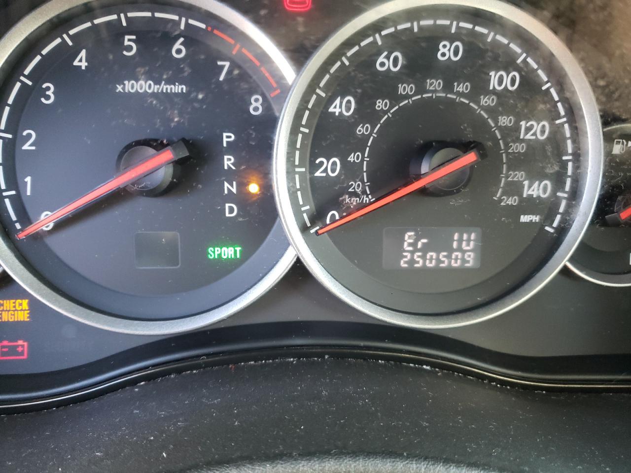 Photo 8 from auction – 2006 SUBARU LEGACY 2.5 with VIN 4S3BL626567218813