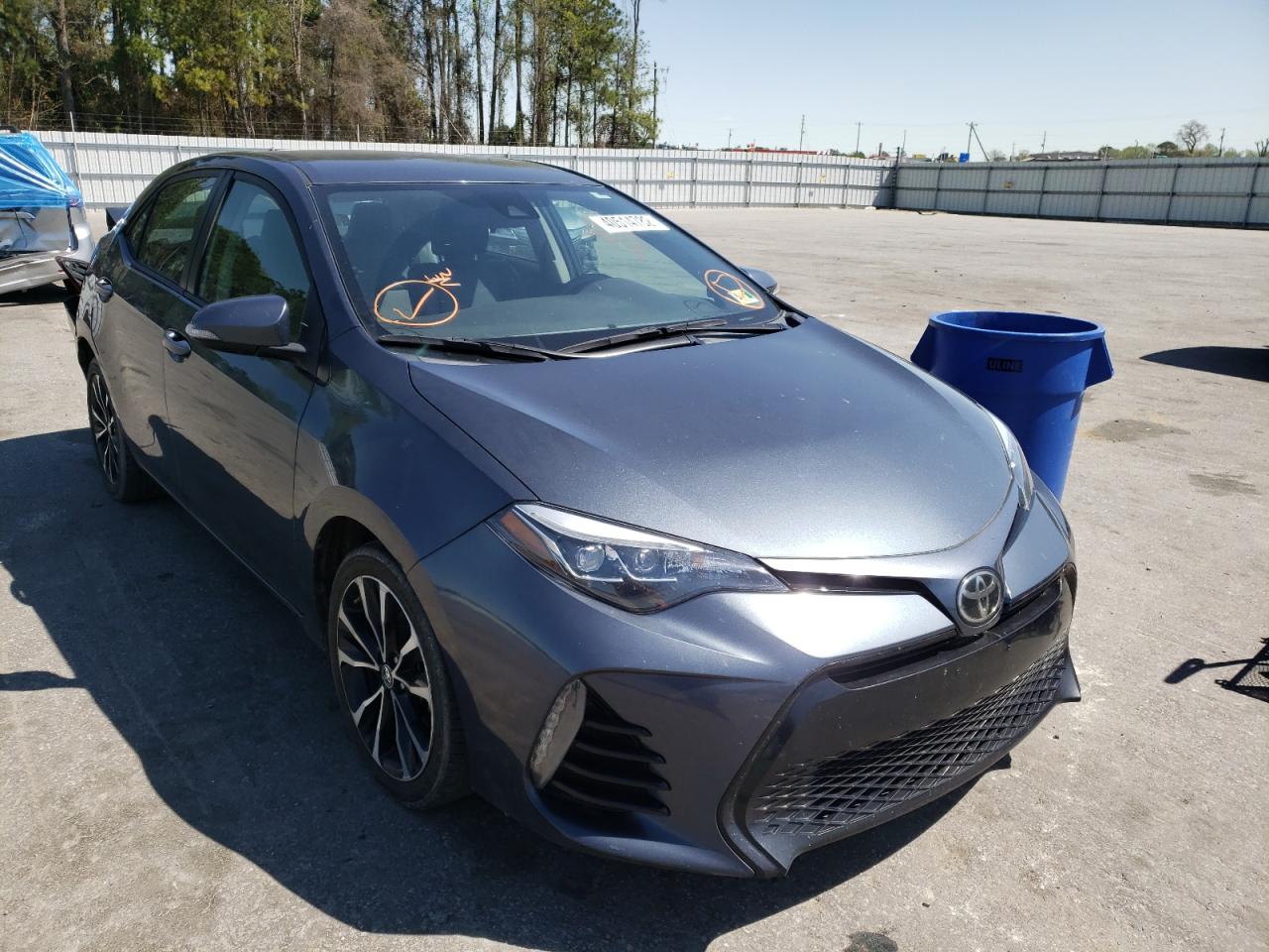 TOYOTA COROLLA L 2017 with VIN 2T1BURHE0HC864355 - Photo from auction