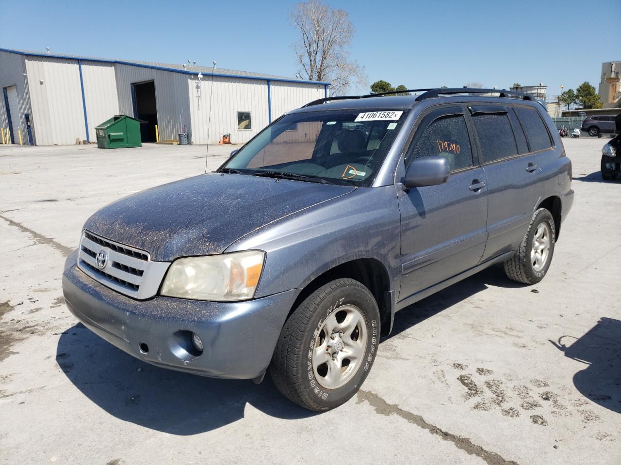Photo 2 from auction – 2007 TOYOTA HIGHLANDER with VIN JTEGD21A570164579