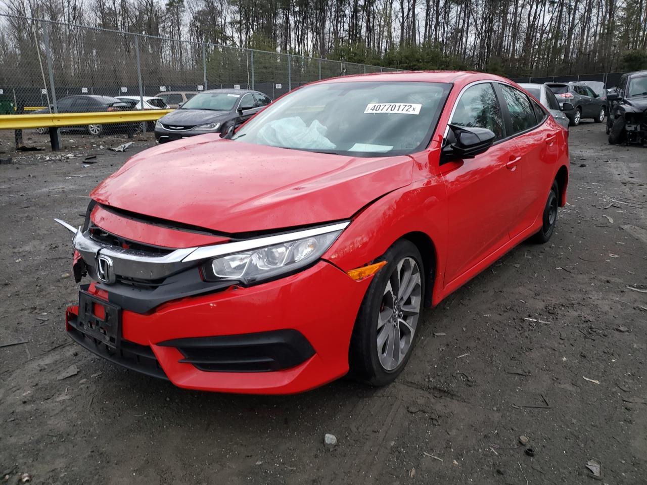 Photo 2 from auction – 2016 HONDA CIVIC LX with VIN 2HGFC2F54GH521410