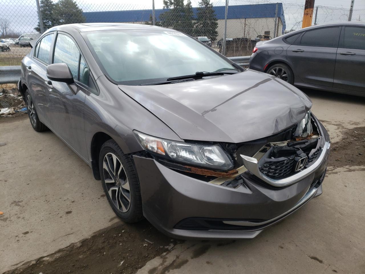 HONDA CIVIC EX 2013 with VIN 19XFB2F80DE069894 - Photo from auction