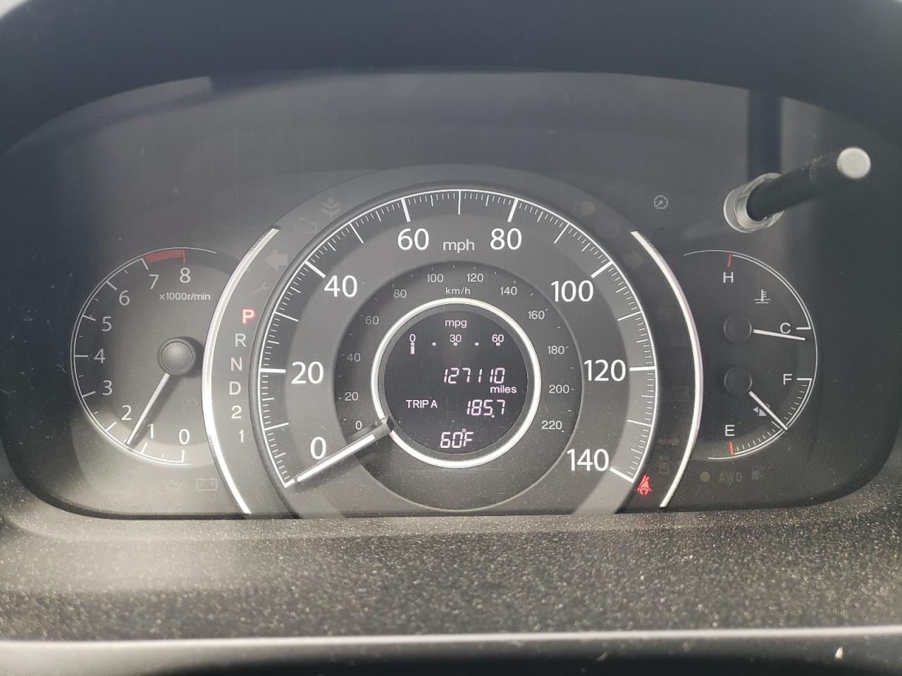 Photo 8 from auction – 2012 HONDA CR-V EXL with VIN 2HKRM4H71CH629732