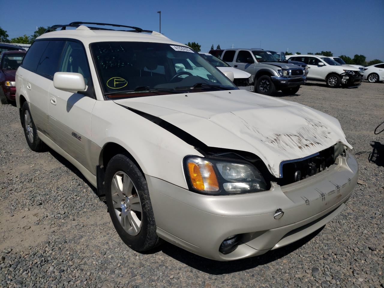 SUBARU LEGACY OUT 2004 with VIN 4S3BH815747622926 - Photo from auction