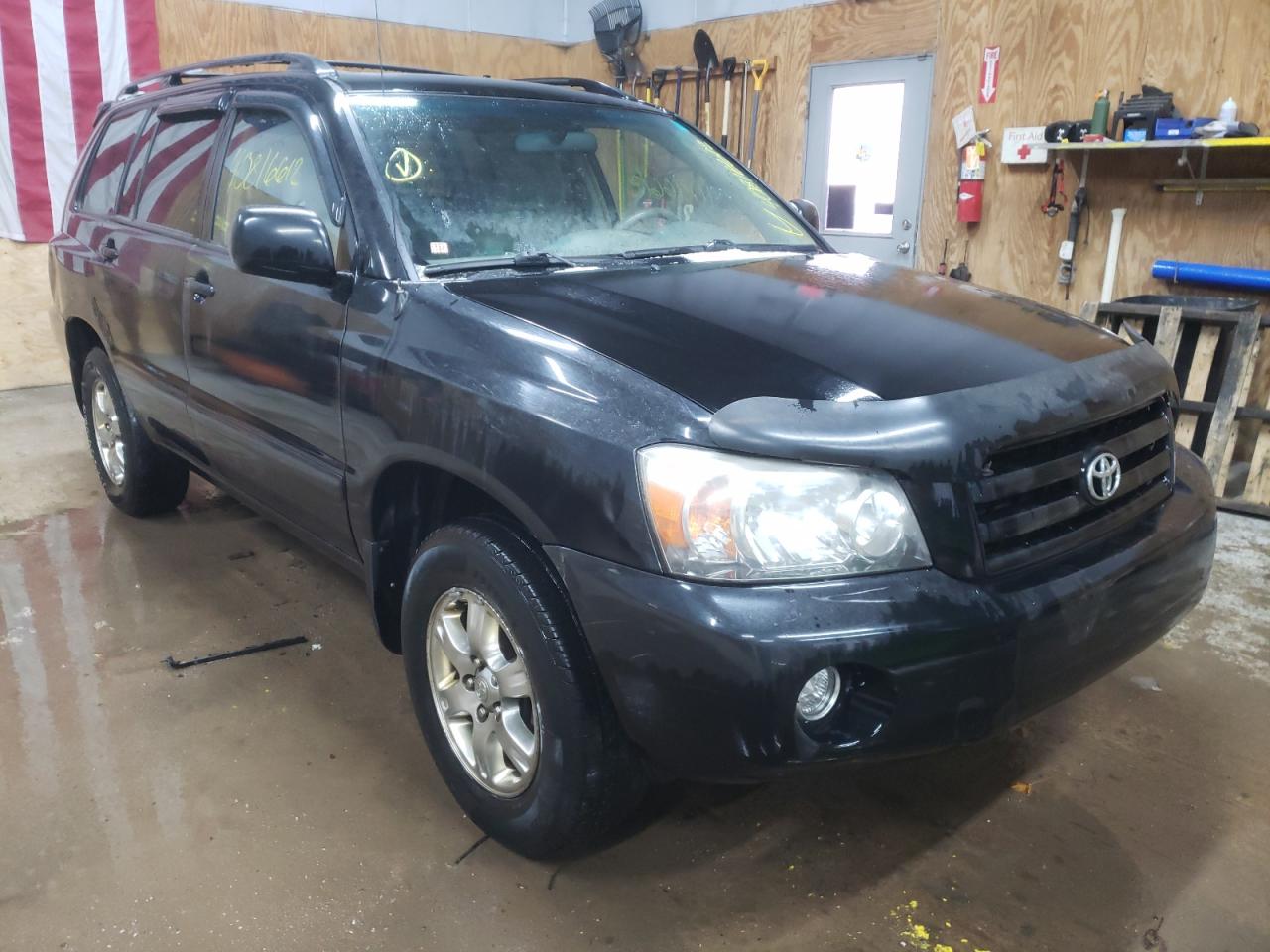 TOYOTA HIGHLANDER 2007 with VIN JTEEP21A370222090 - Photo from auction