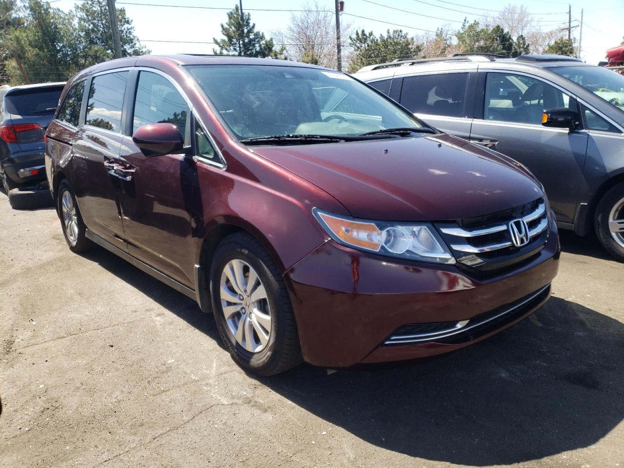 Photo 1 from auction – 2015 HONDA ODYSSEY EX with VIN 5FNRL5H68FB005851