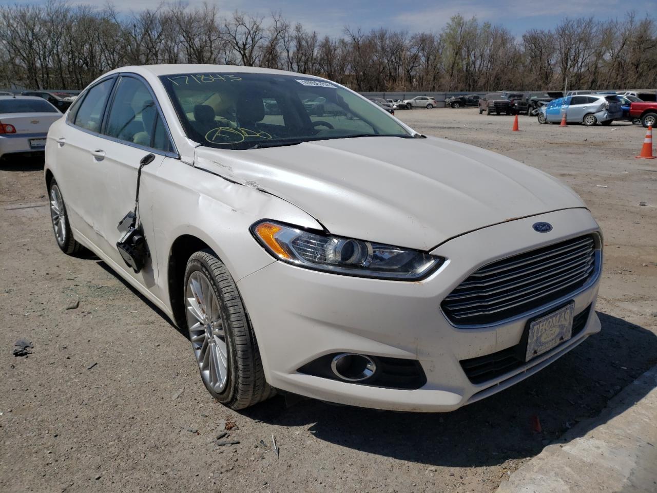 FORD FUSION SE 2013 with VIN 3FA6P0LU3DR171843 - Photo from auction