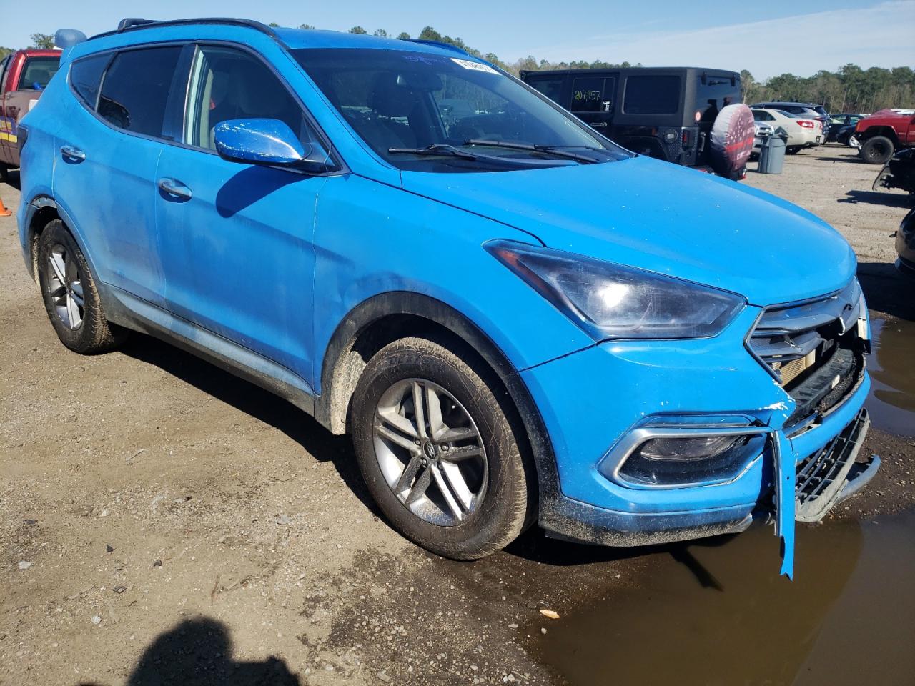 HYUNDAI SANTA FE S 2017 with VIN 5NMZU3LB0HH045283 - Photo from auction