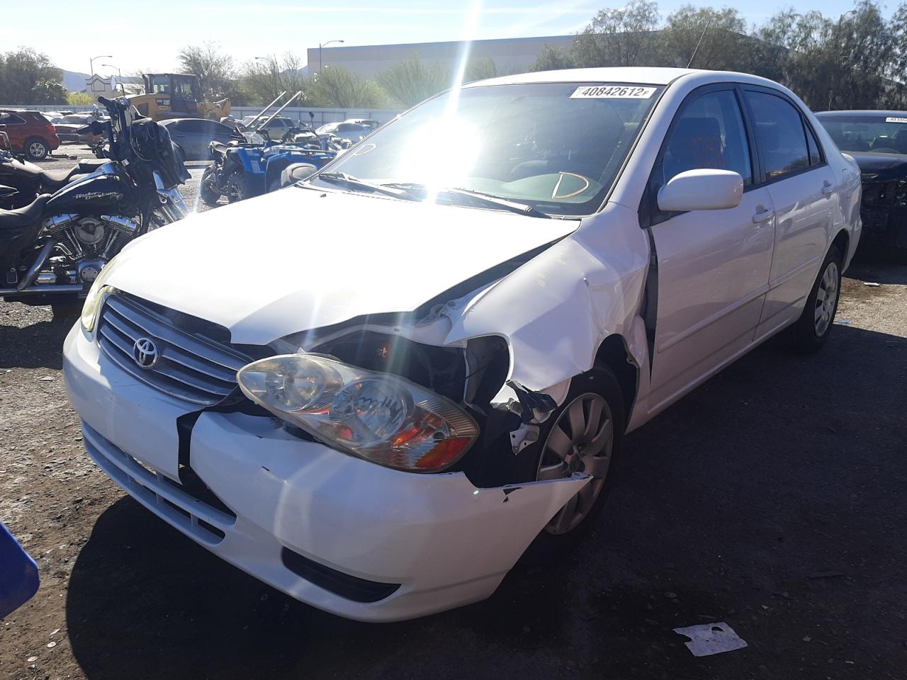 Photo 2 from auction – 2004 TOYOTA COROLLA CE with VIN JTDBR32E742018353