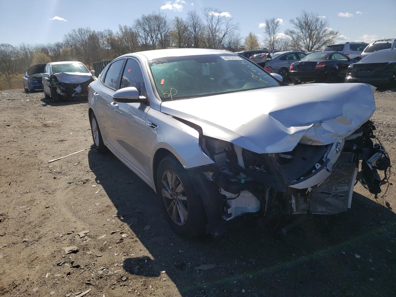KIA OPTIMA LX 2016 with VIN 5XXGT4L35GG091603 - Photo from auction