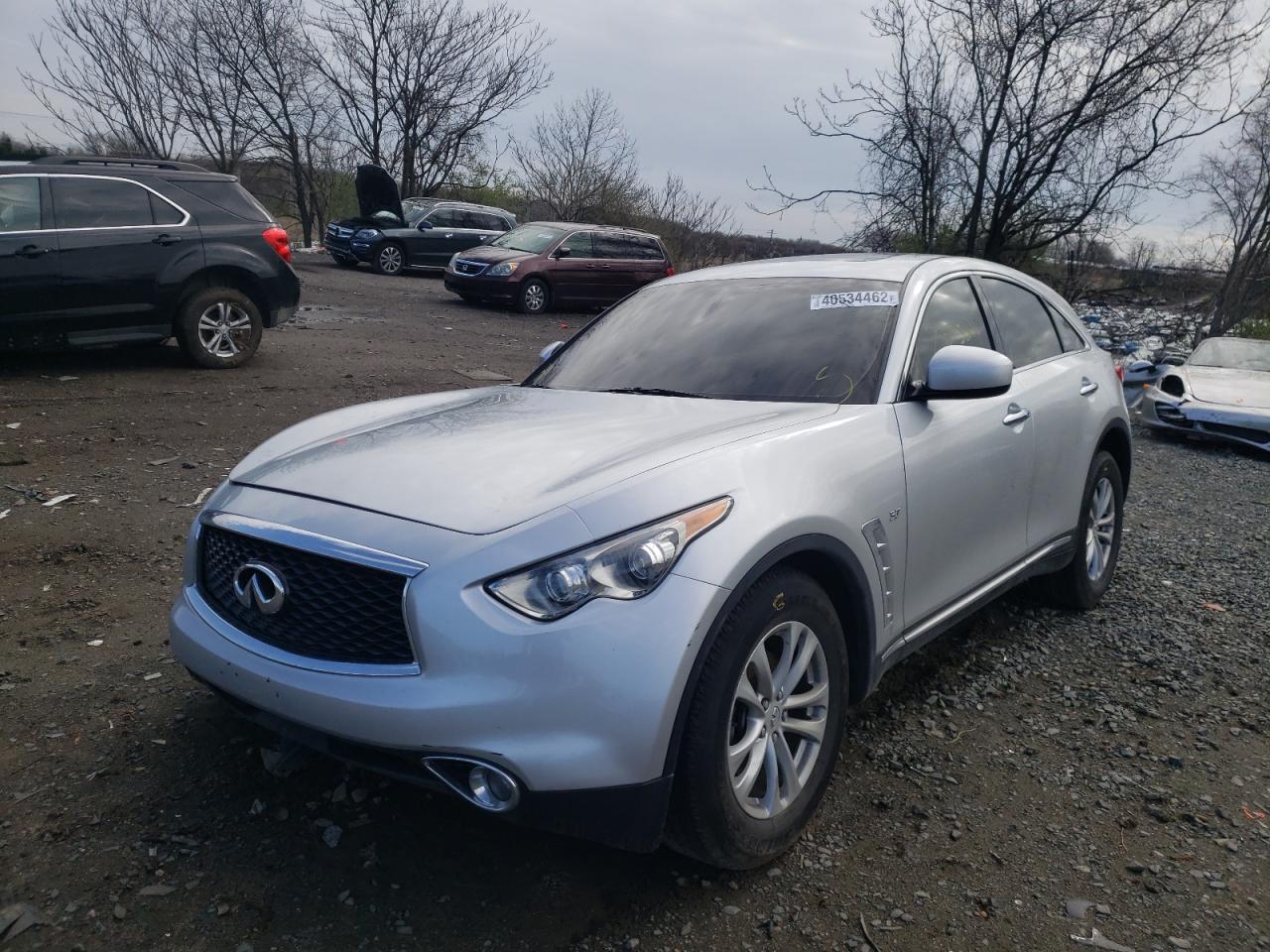 Photo 2 from auction – 2017 INFINITI QX70 with VIN JN8CS1MW3HM412904