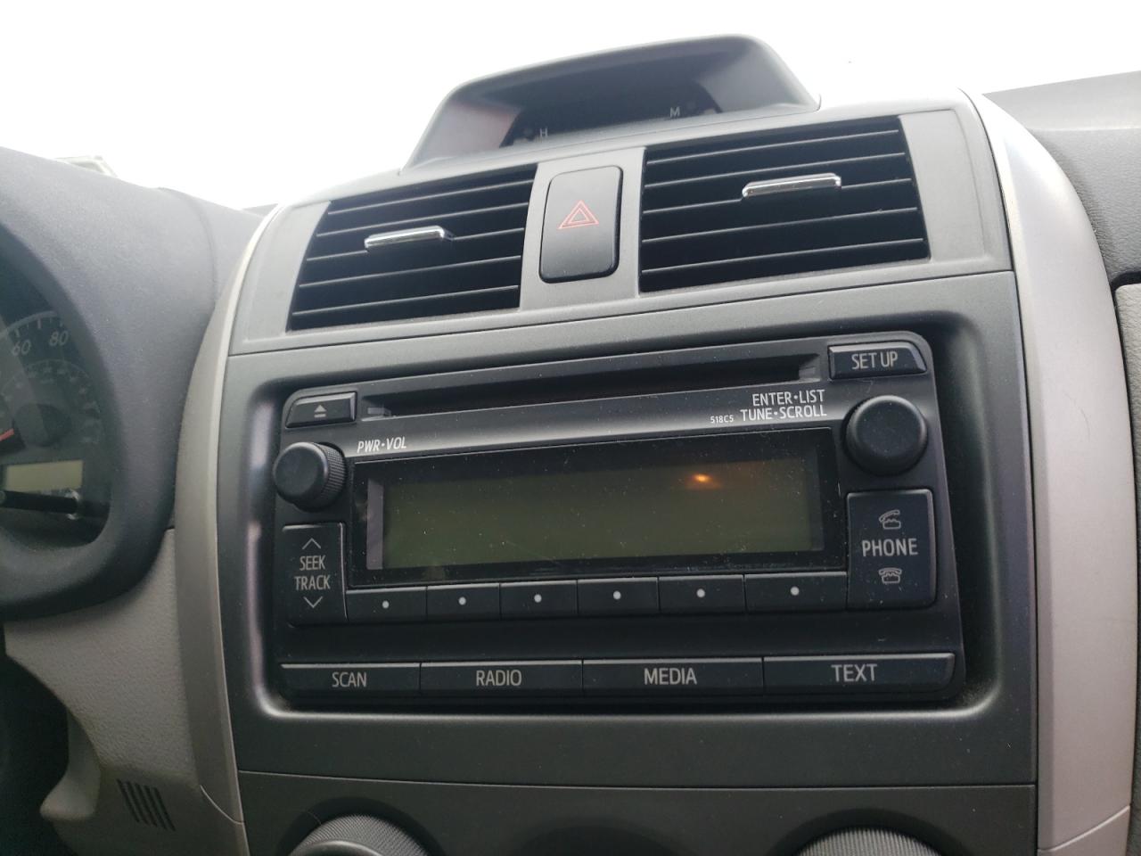 Photo 9 from auction – 2012 TOYOTA COROLLA BA with VIN 2T1BU4EE3CC870988