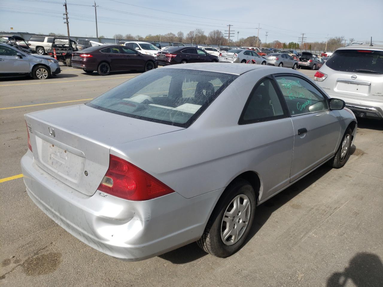 Photo 4 from auction – 2001 HONDA CIVIC LX with VIN 1HGEM22571L024487