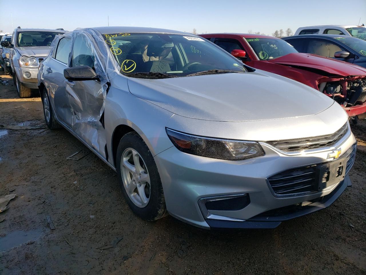 CHEVROLET MALIBU LS 2017 with VIN 1G1ZB5ST2HF253375 - Photo from auction