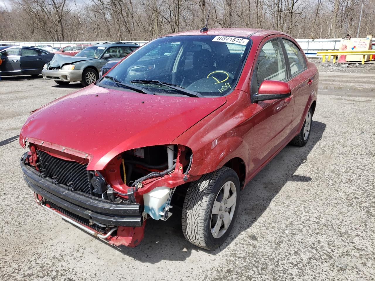 Photo 2 from auction – 2011 CHEVROLET AVEO LS with VIN KL1TD5DE5BB175492