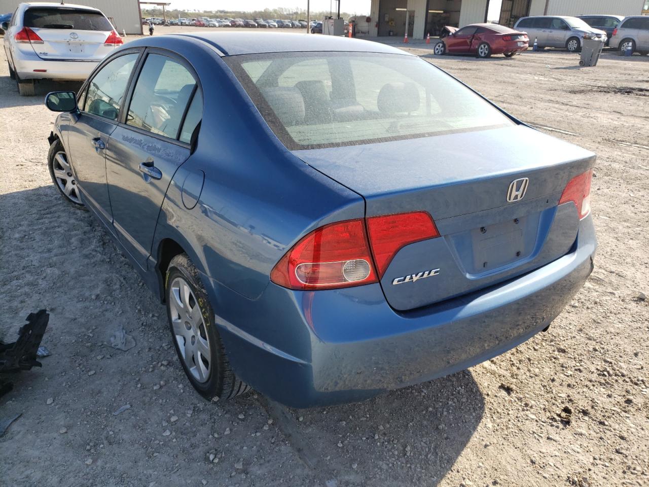 Photo 3 from auction – 2008 HONDA CIVIC LX with VIN 2HGFA16568H508952