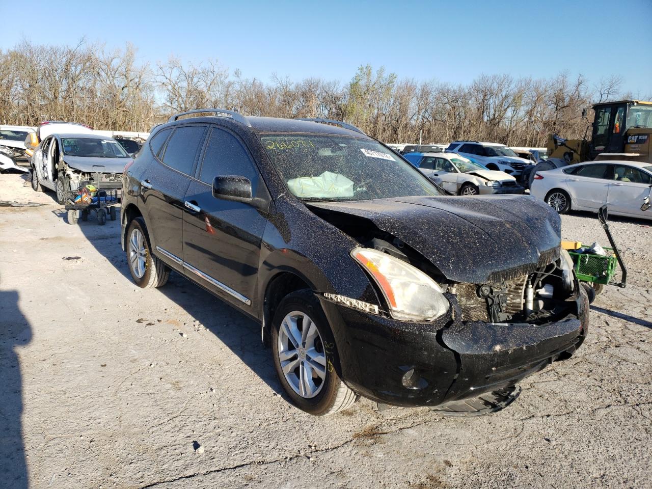 NISSAN ROGUE S 2012 with VIN JN8AS5MT0CW266074 - Photo from auction