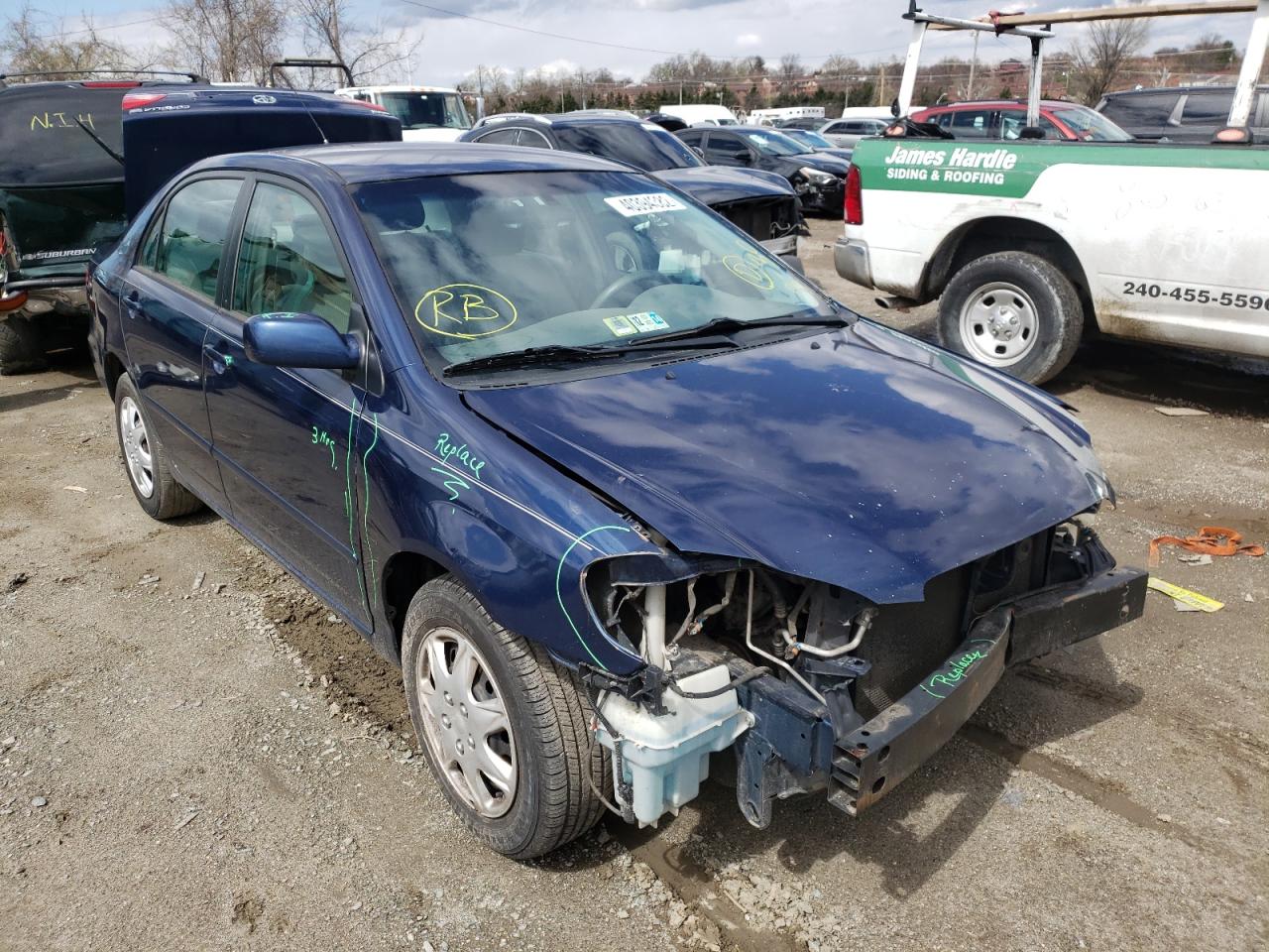 TOYOTA COROLLA CE 2005 with VIN 2T1BR32E65C507331 - Photo from auction