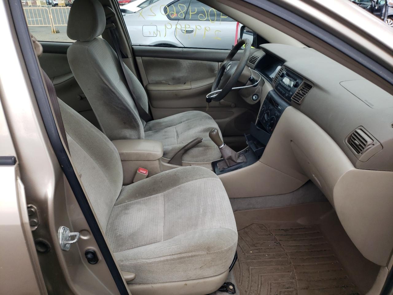 Photo 5 from auction – 2005 TOYOTA COROLLA CE with VIN 1NXBR32E35Z446793