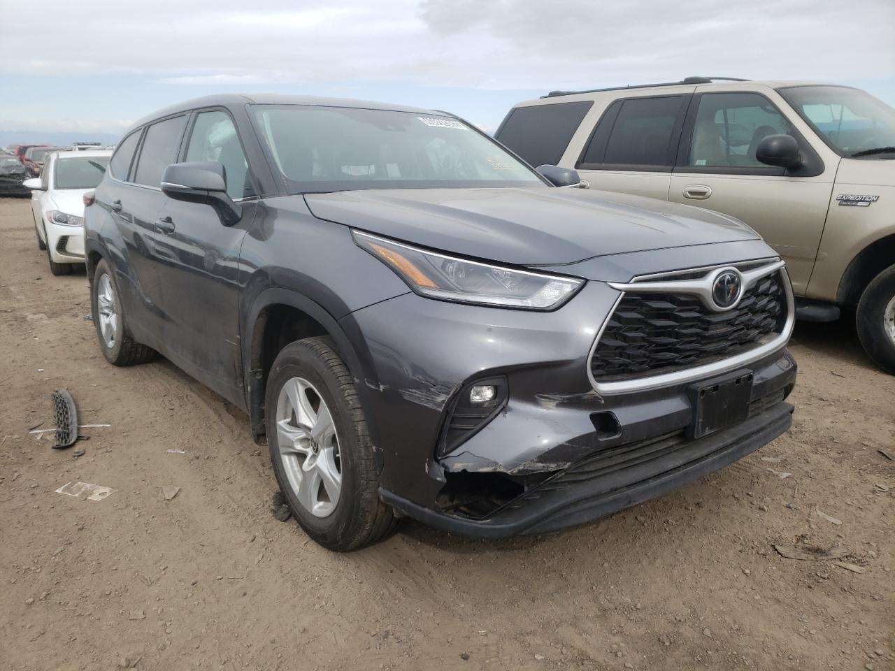TOYOTA HIGHLANDER 2021 with VIN 5TDBZRBH9MS546711 - Photo from auction
