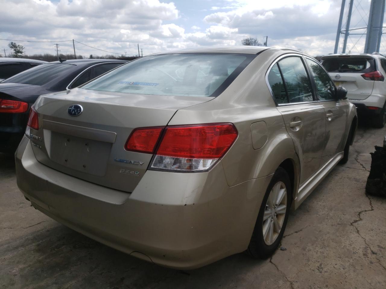 Photo 4 from auction – 2010 SUBARU LEGACY 2.5 with VIN 4S3BMBG68A3235409
