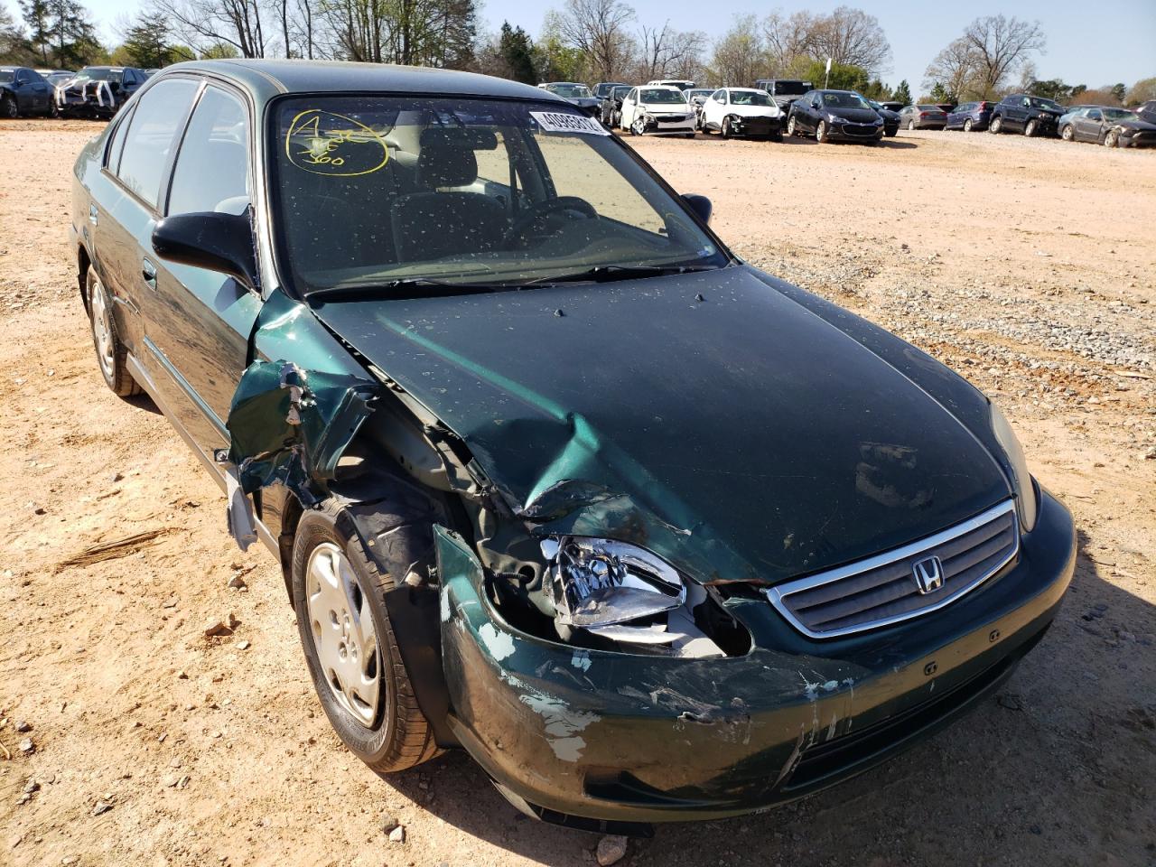 HONDA CIVIC BASE 2000 with VIN 2HGEJ6617YH527032 - Photo from auction