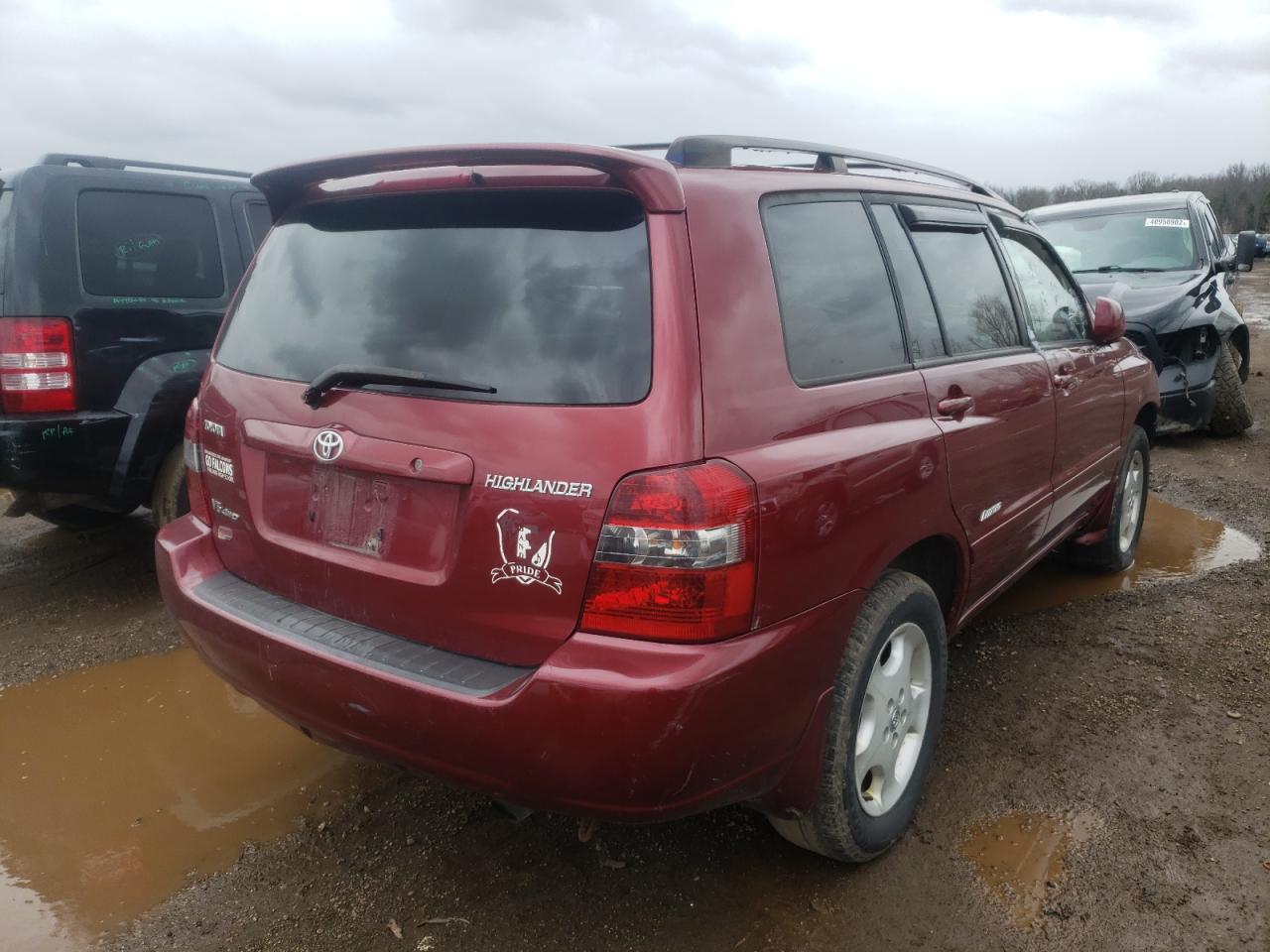 Photo 4 from auction – 2007 TOYOTA HIGHLANDER with VIN JTEEP21A370191083