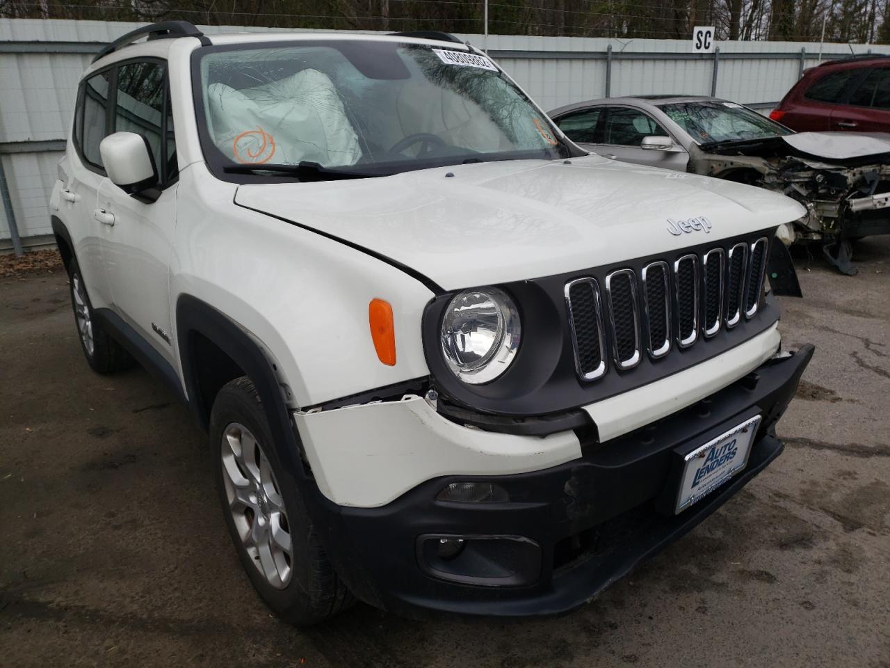 JEEP RENEGADE L 2017 with VIN ZACCJBBB0HPF46534 - Photo from auction