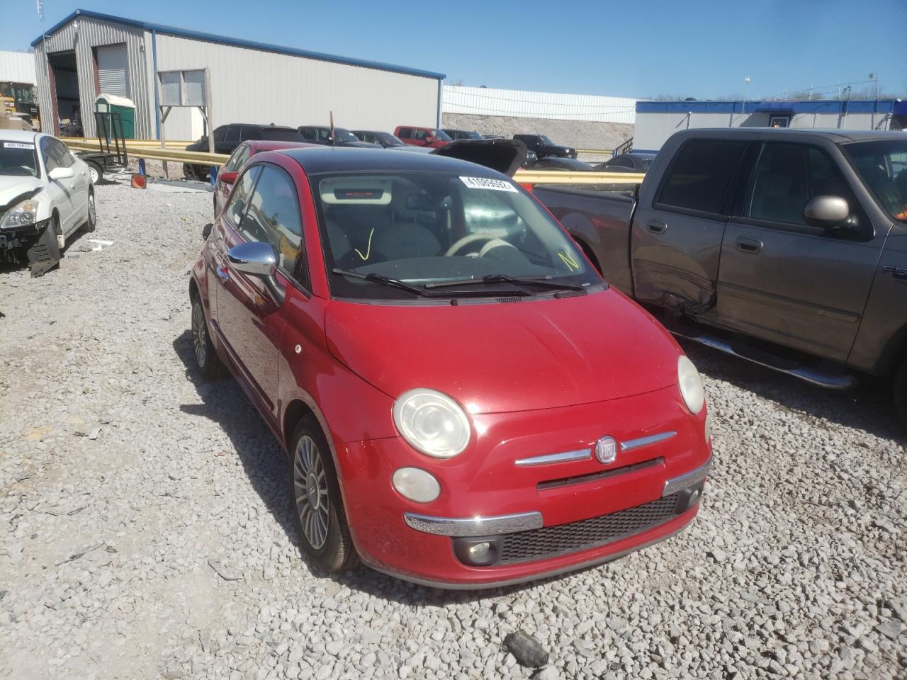 FIAT 500 LOUNGE 2012 with VIN 3C3CFFCR4CT117780 - Photo from auction