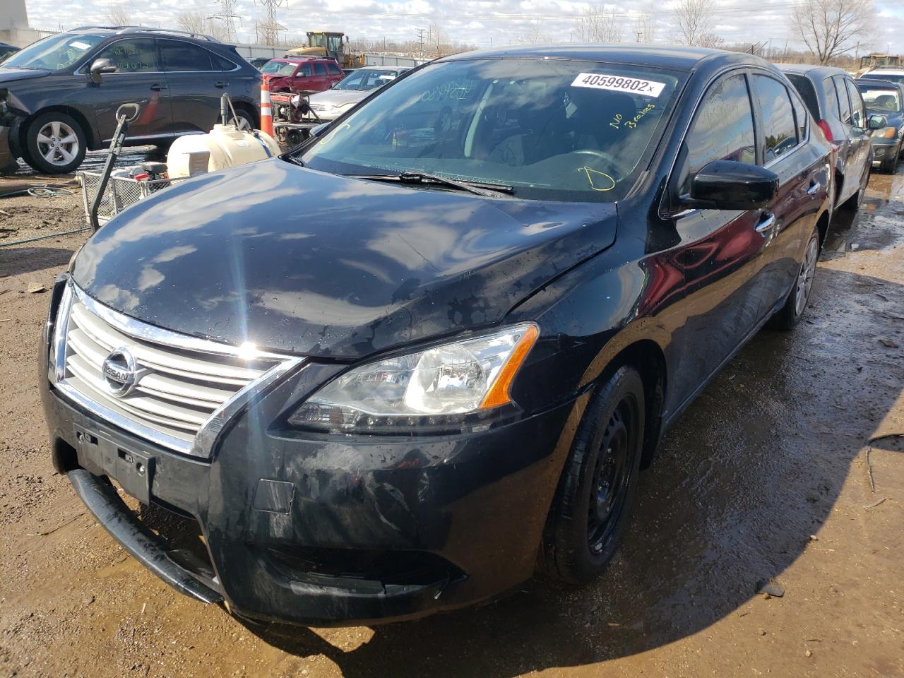 Photo 2 from auction – 2013 NISSAN SENTRA S with VIN 1N4AB7AP5DN907764
