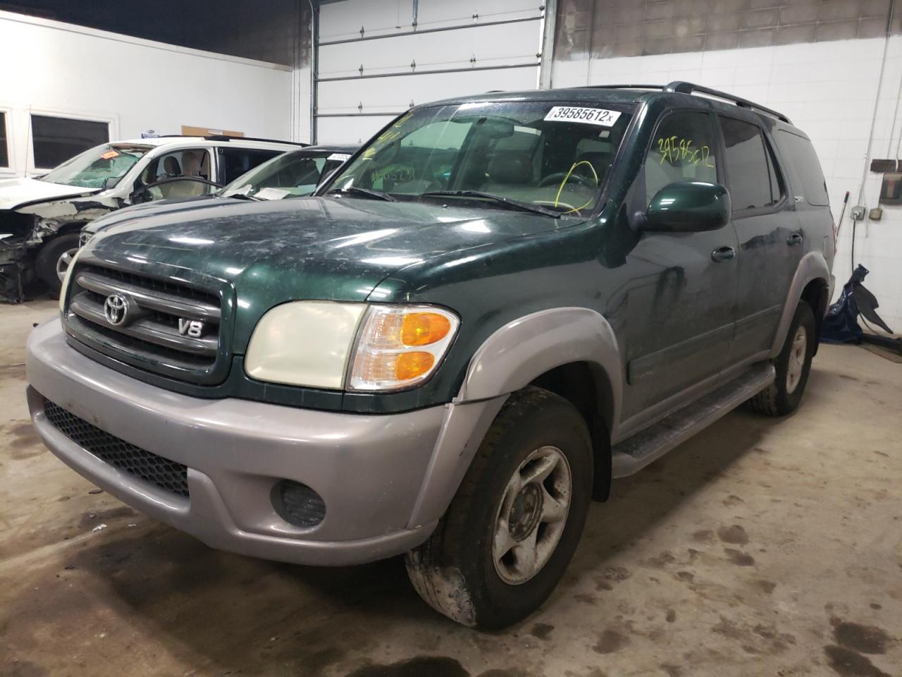 Photo 2 from auction – 2002 TOYOTA SEQUOIA SR with VIN 5TDBT44A52S077120