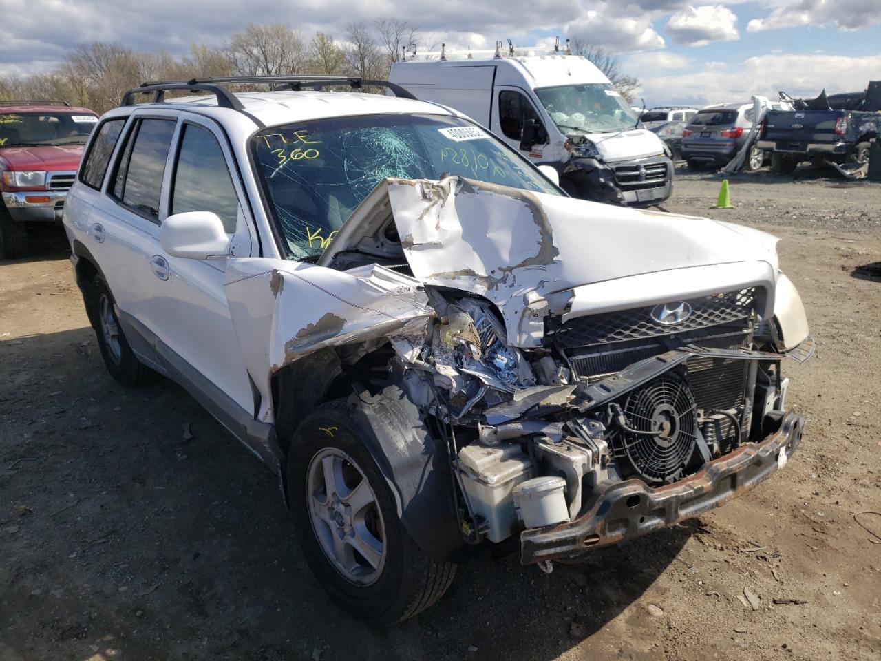 HYUNDAI SANTA FE G 2002 with VIN KM8SC73D32U204659 - Photo from auction