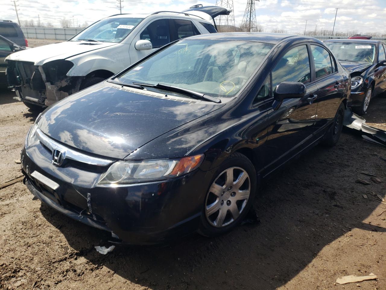 Photo 2 from auction – 2007 HONDA CIVIC LX with VIN 1HGFA16557L080924
