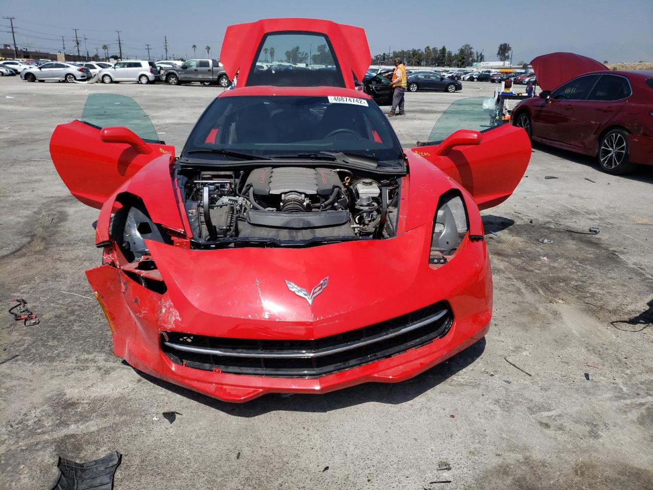 Photo 9 from auction – 2019 CHEVROLET CORVETTE S with VIN 1G1YA2D78K5111655
